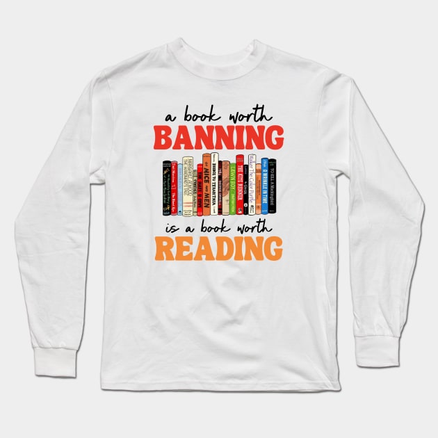 Read Banned Books Long Sleeve T-Shirt by Xtian Dela ✅